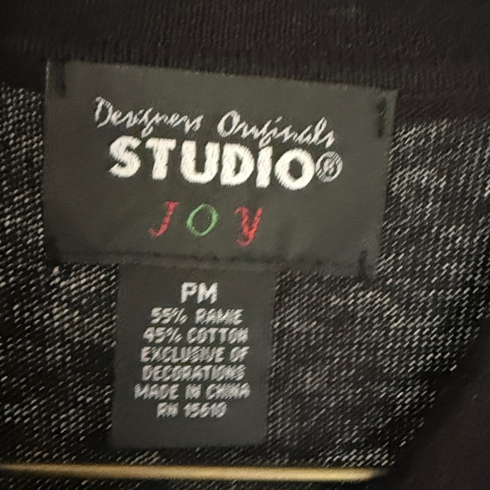 Designers Originals Studio Joy Christmas-themed Sweater Vest Sz. PM EUC - Picture 4 of 4
